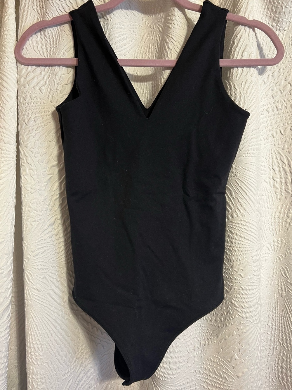 Abercrombie Black V-Neck Bodysuit
